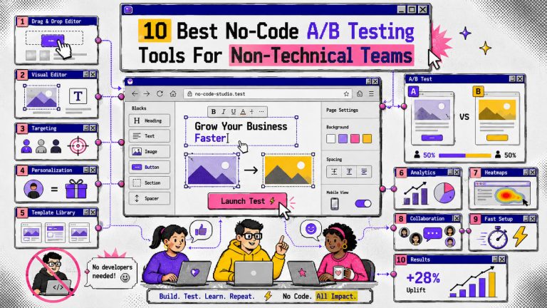 10 Best No-Code A/B Testing Tools For Non-Technical Teams