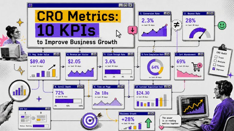 CRO Metrics: 10 KPIs to Track To Improve Business Growth