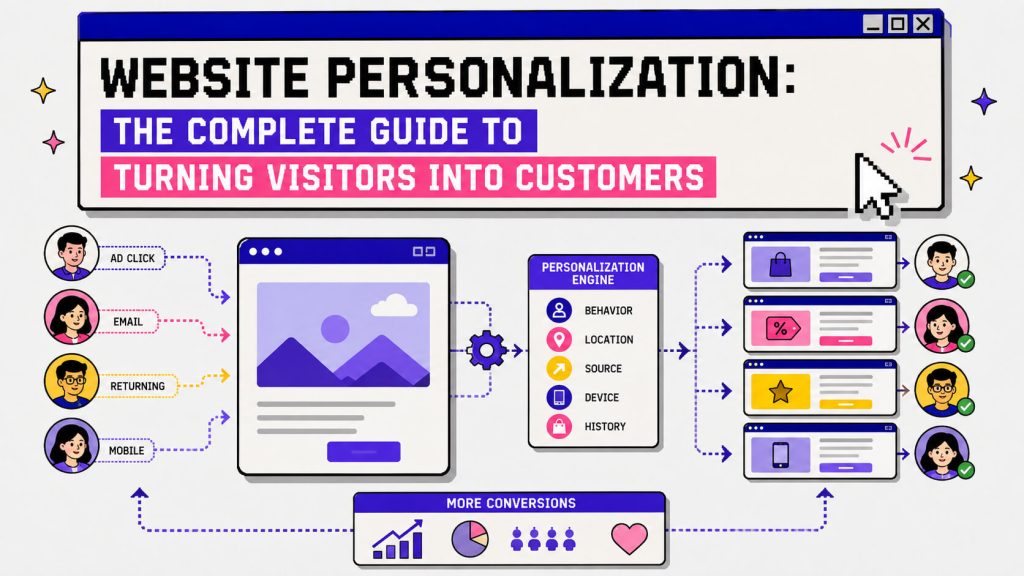Website Personalization: The Complete Guide To Turning Visitors Into Customers