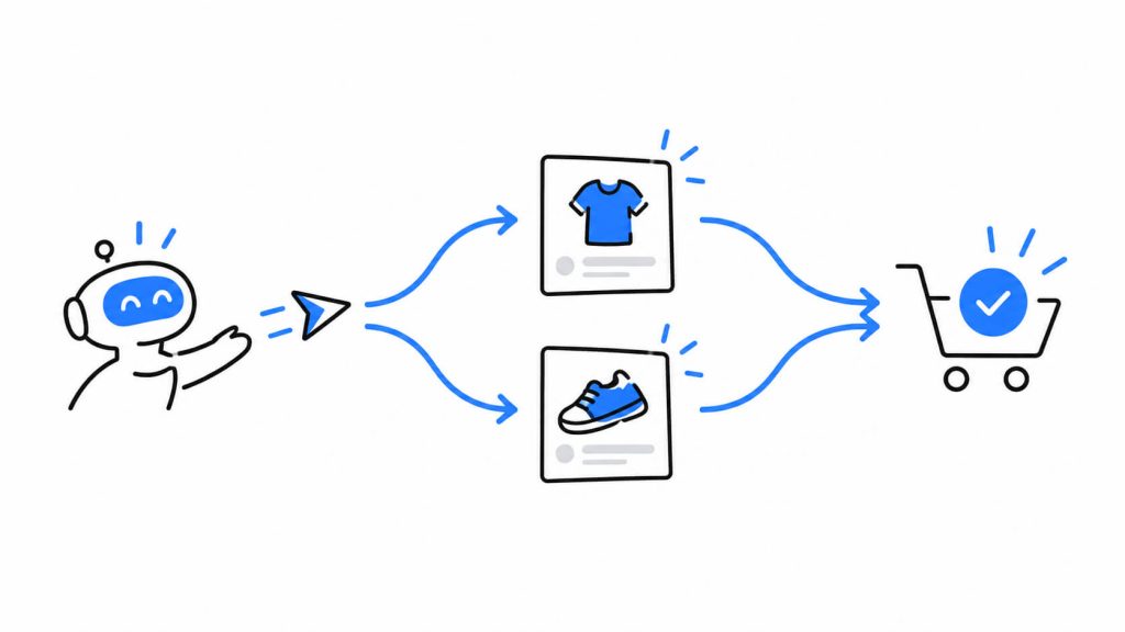 Simple server-side experiment showing an AI agent assigned to different data versions before completing the same task.